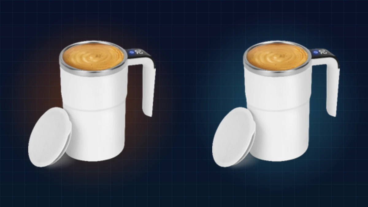 Side-by-side comparison showcasing hot beverage retention for 6 hours and cold drink retention for 12 hours